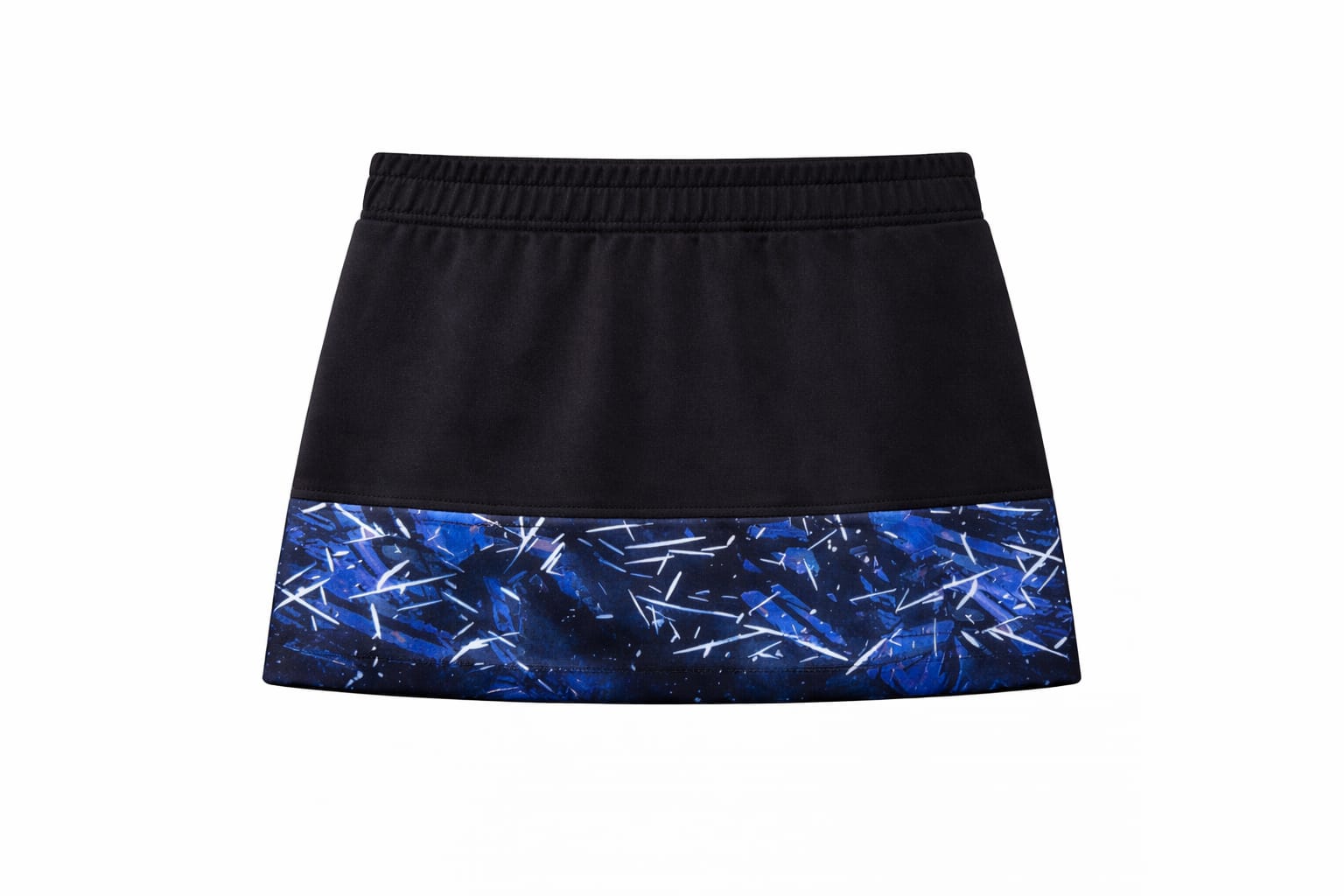 Black and blue performance games skort