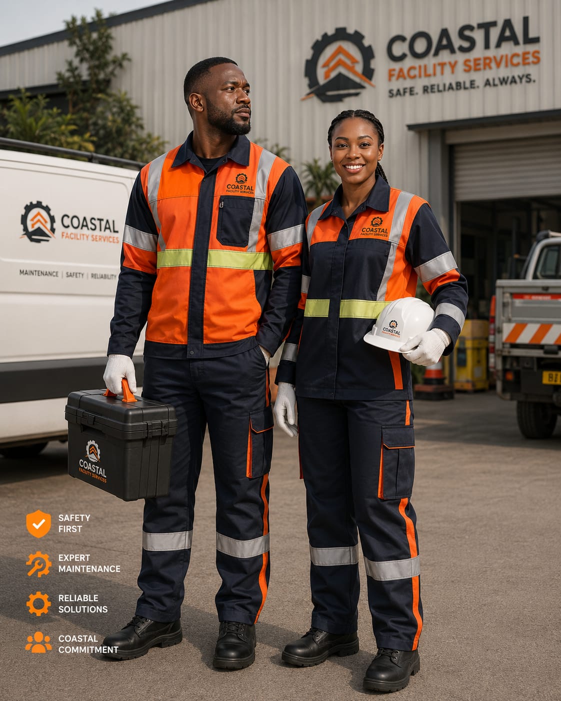 Industrial facility services workwear uniforms